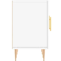 vidaXL Mueble para TV madera de ingeniería 150x30x50 cm Blanco Clearance