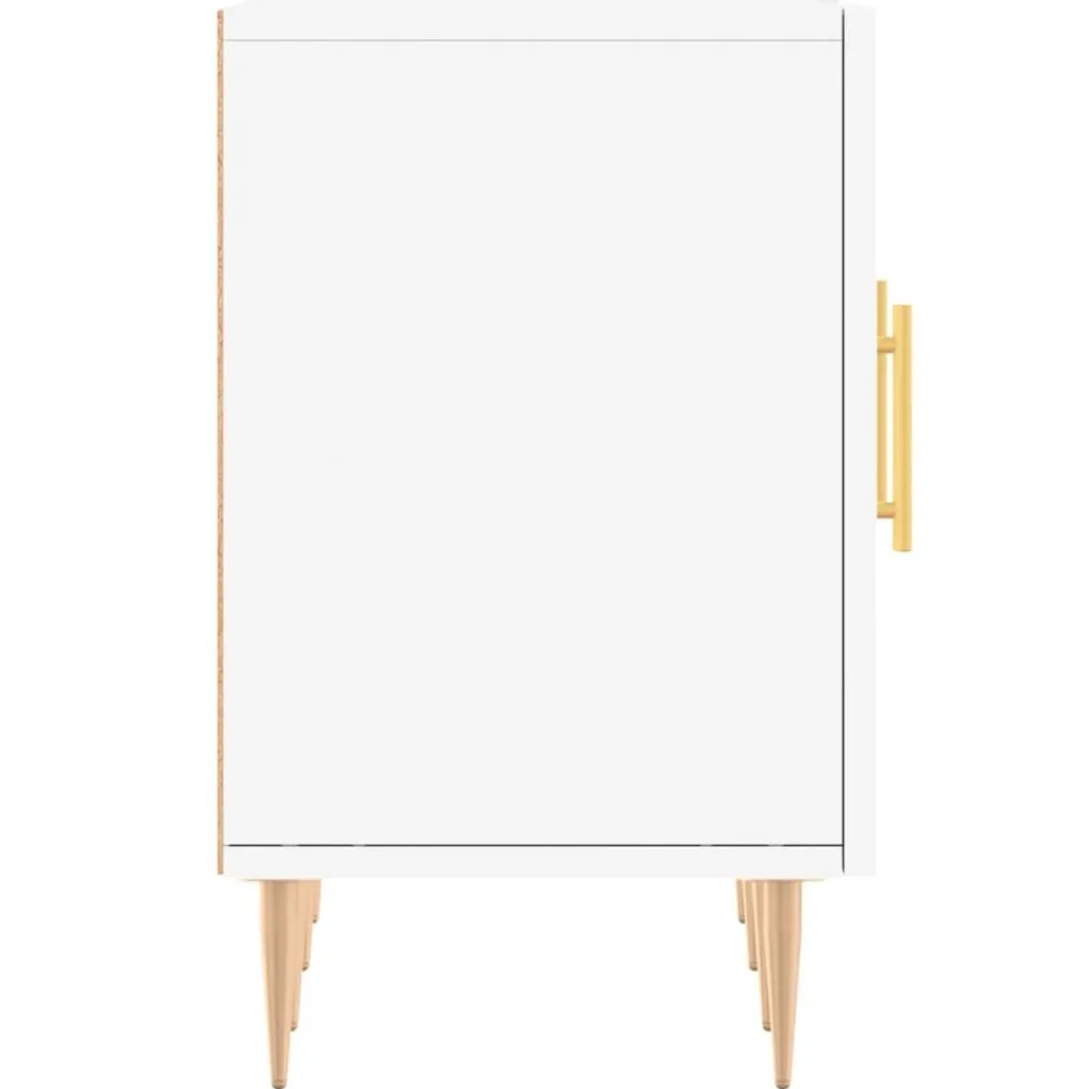 vidaXL Mueble para TV madera de ingeniería 150x30x50 cm Blanco Clearance