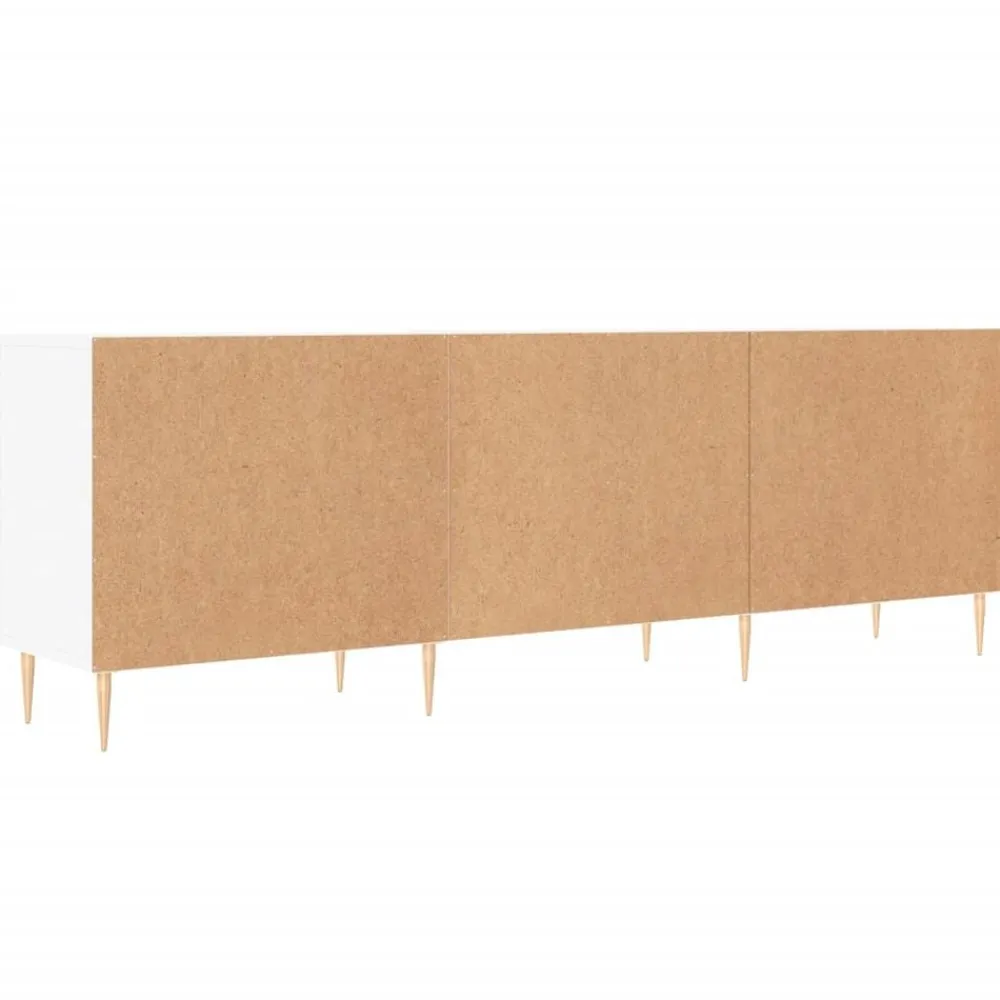 vidaXL Mueble para TV madera de ingeniería 150x30x50 cm Blanco Clearance