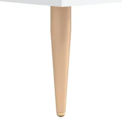 vidaXL Mueble para TV madera de ingeniería 150x30x50 cm Blanco Clearance