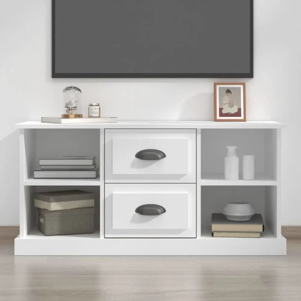 vidaXL Muebles Tv-Mueble para TV madera contrachapada 99,5x35,5x48 cm