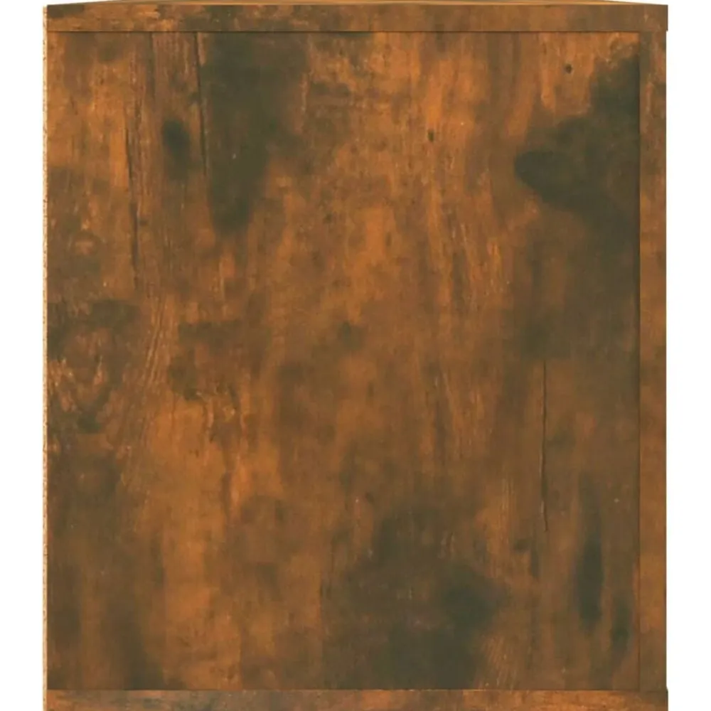 vidaXL Mueble para TV madera contrachapada 100x35x40 cm Roble ahumado