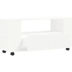 vidaXL Mueble para TV madera de ingeniería 102x34,5x43 cm Blanco