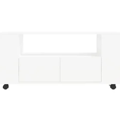 vidaXL Mueble para TV madera de ingeniería 102x34,5x43 cm Blanco