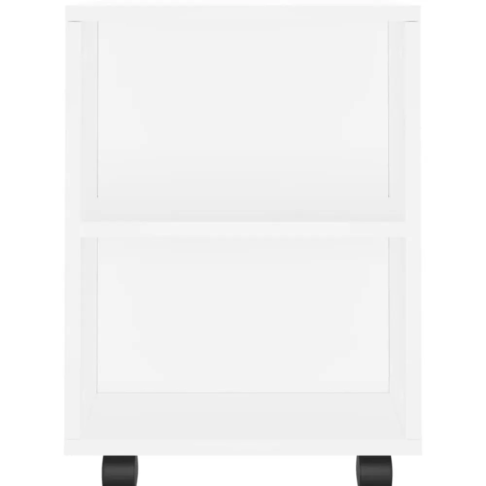 vidaXL Mueble para TV madera de ingeniería 102x34,5x43 cm Blanco