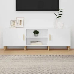 vidaXL Muebles Tv-Mueble para TV madera contrachapada 150x30x50 cm