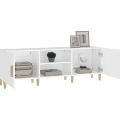 vidaXL Muebles Tv-Mueble para TV madera contrachapada 150x30x50 cm