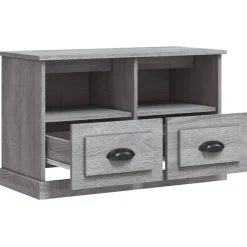 vidaXL Muebles Tv-Mueble para TV madera contrachapada 80x35x50 cm