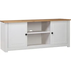 vidaXL Muebles Tv-Mueble para TV madera de pino estilo Panamá 120x40x50 cm
