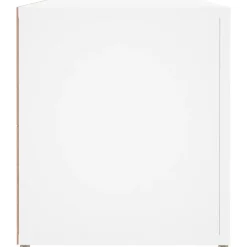 vidaXL Mueble para TV madera contrachapada 100x31,5x35 cm Blanco Clearance
