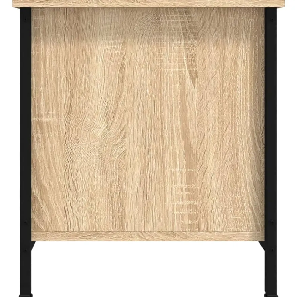vidaXL Mueble para TV madera contrachapada 100x40x45 cm Roble Sonoma Discount