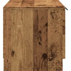 vidaXL Muebles Tv-Mueble para TV madera contrachapada envejecida 80x35x36,5 cm