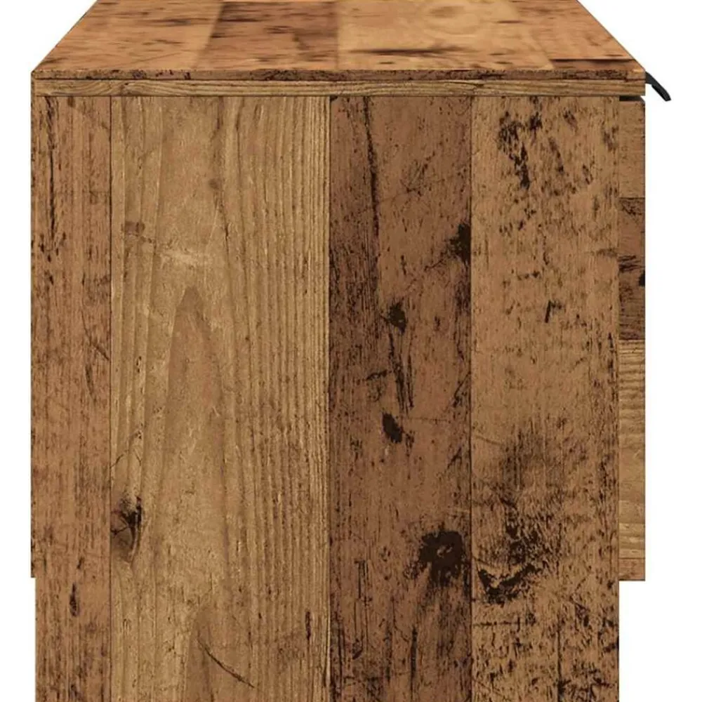 vidaXL Muebles Tv-Mueble para TV madera contrachapada envejecida 80x35x36,5 cm