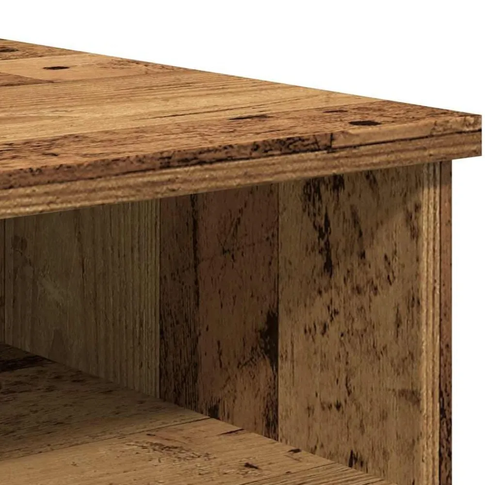 vidaXL Muebles Tv-Mueble para TV madera contrachapada envejecida 80x35x36,5 cm
