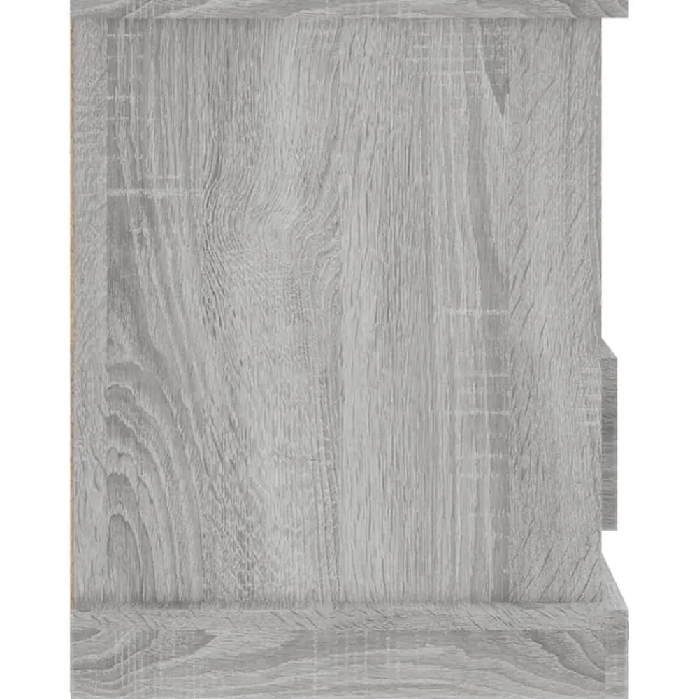 vidaXL Mueble para TV madera contrachapada 93x35,5x45 cm Gris sonoma New
