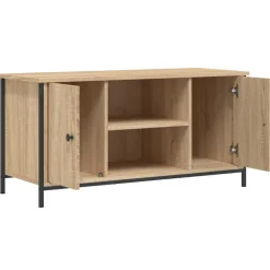 vidaXL Mueble para TV madera contrachapada 100x40x50 cm Roble Sonoma Online
