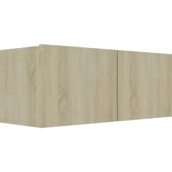 vidaXL Mueble para TV madera contrachapada color roble 80x30x30 cm Roble Sonoma Hot
