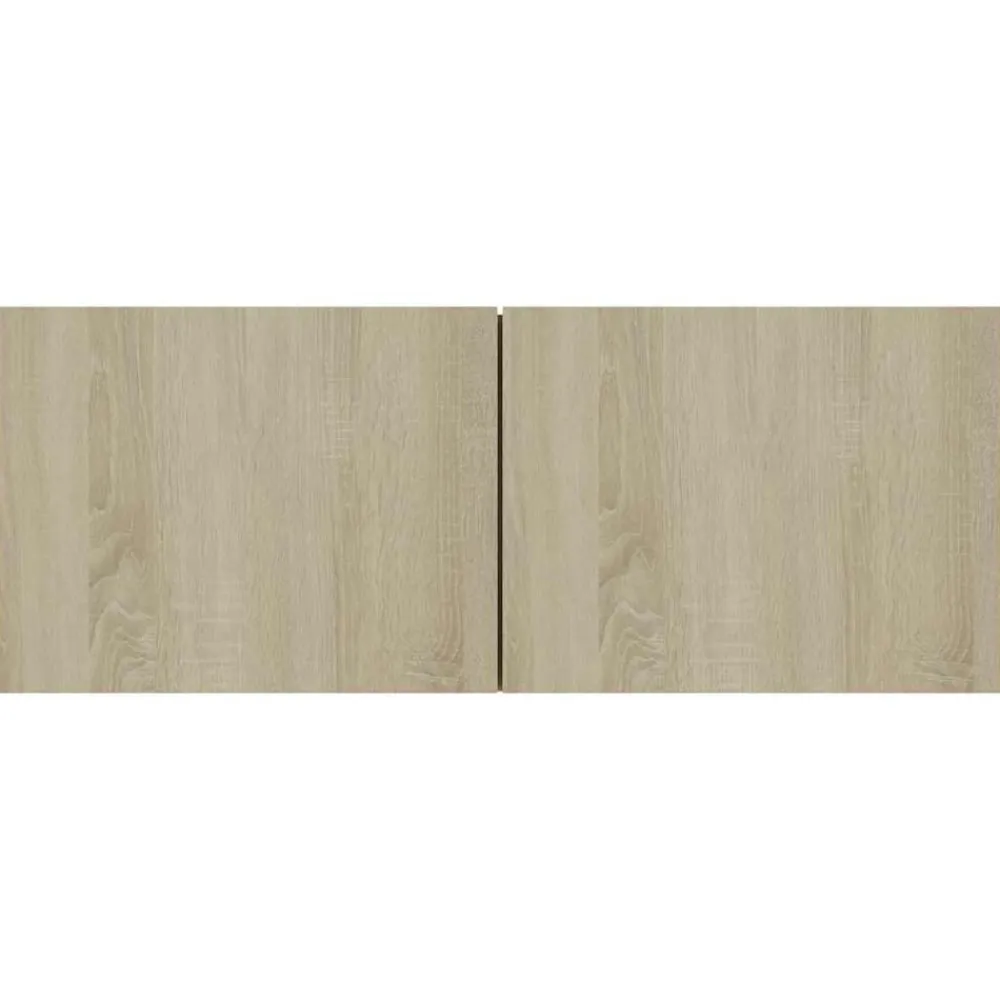 vidaXL Mueble para TV madera contrachapada color roble 80x30x30 cm Roble Sonoma Hot