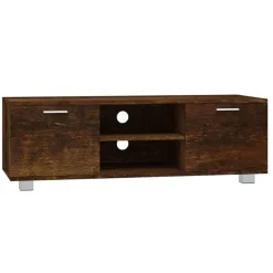 vidaXL Mueble para TV madera contrachapada 120x40,5x35cm Roble ahumado Clearance