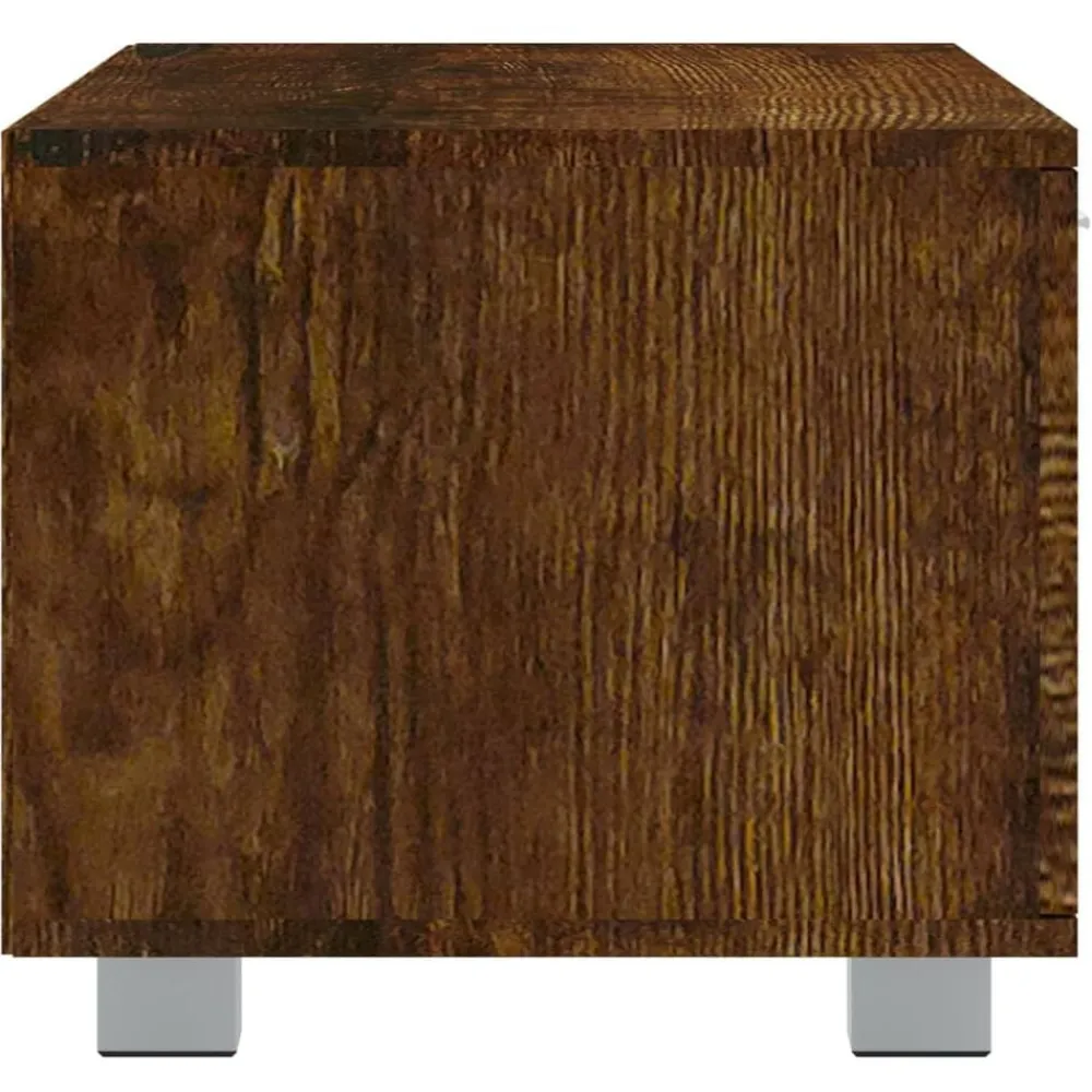 vidaXL Mueble para TV madera contrachapada 120x40,5x35cm Roble ahumado Clearance