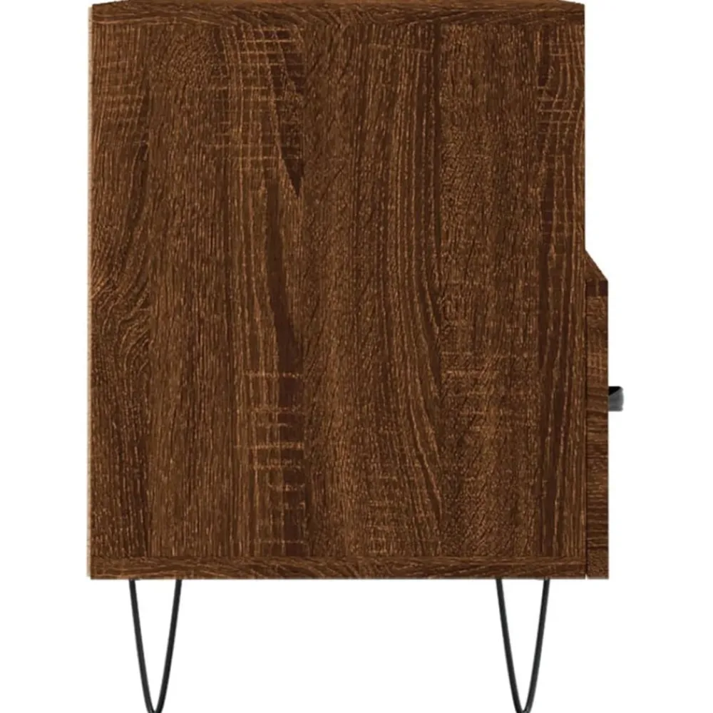 vidaXL Mueble para TV madera contrachapada roble marrón 80x36x50 cm Marrón roble Online