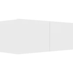 vidaXL Mueble para TV madera contrachapada 80x30x30 cm Blanco Outlet