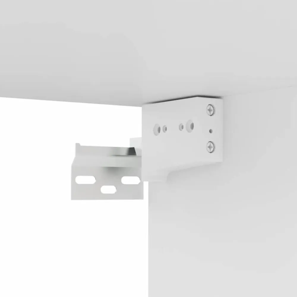vidaXL Mueble para TV madera contrachapada 80x30x30 cm Blanco Outlet