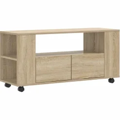 vidaXL Mueble para TV madera de ingeniería 102x34,5x43 cm Roble Sonoma Best