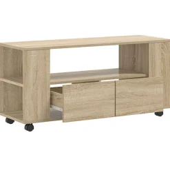 vidaXL Mueble para TV madera de ingeniería 102x34,5x43 cm Roble Sonoma Best