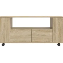 vidaXL Mueble para TV madera de ingeniería 102x34,5x43 cm Roble Sonoma Best