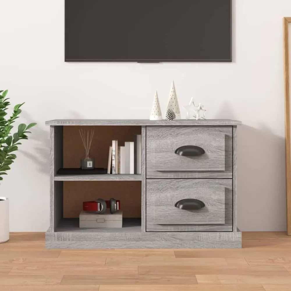 vidaXL Mueble para TV madera contrachapada 73x35,5x47,5 cm Gris sonoma Best