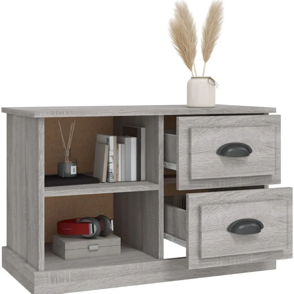 vidaXL Mueble para TV madera contrachapada 73x35,5x47,5 cm Gris sonoma Best