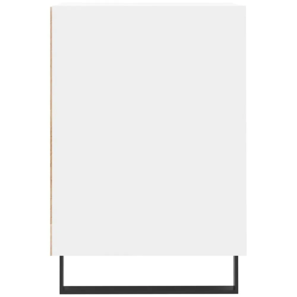 vidaXL Mueble para TV madera contrachapada 100x35x55 cm Blanco