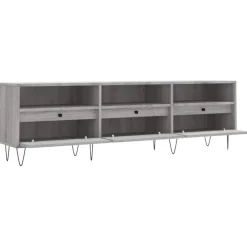 vidaXL Mueble para TV madera contrachapada 150x30x44,5 cm Gris sonoma Best