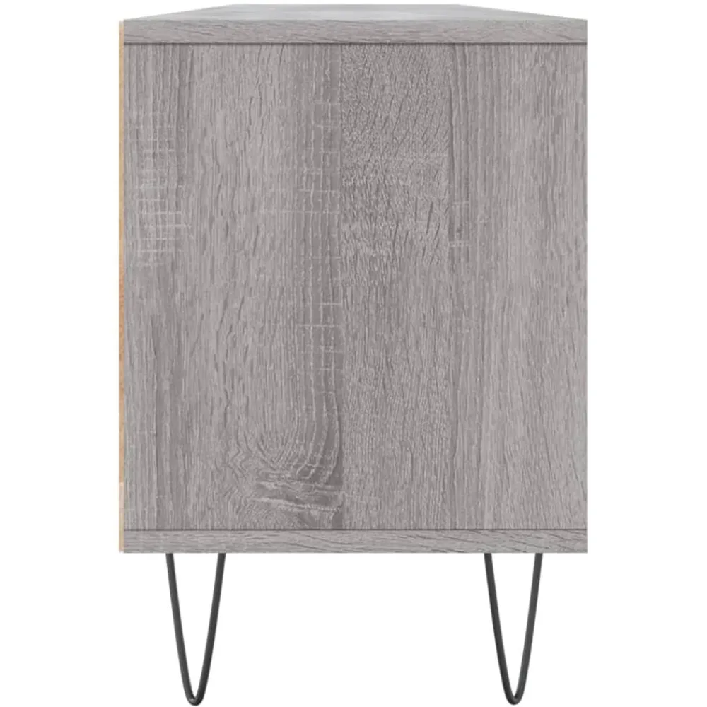 vidaXL Mueble para TV madera contrachapada 150x30x44,5 cm Gris sonoma Best