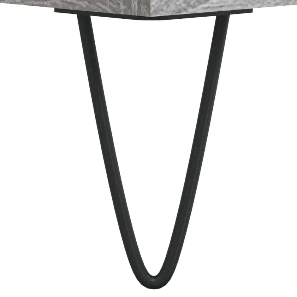 vidaXL Mueble para TV madera contrachapada 150x30x44,5 cm Gris sonoma Best