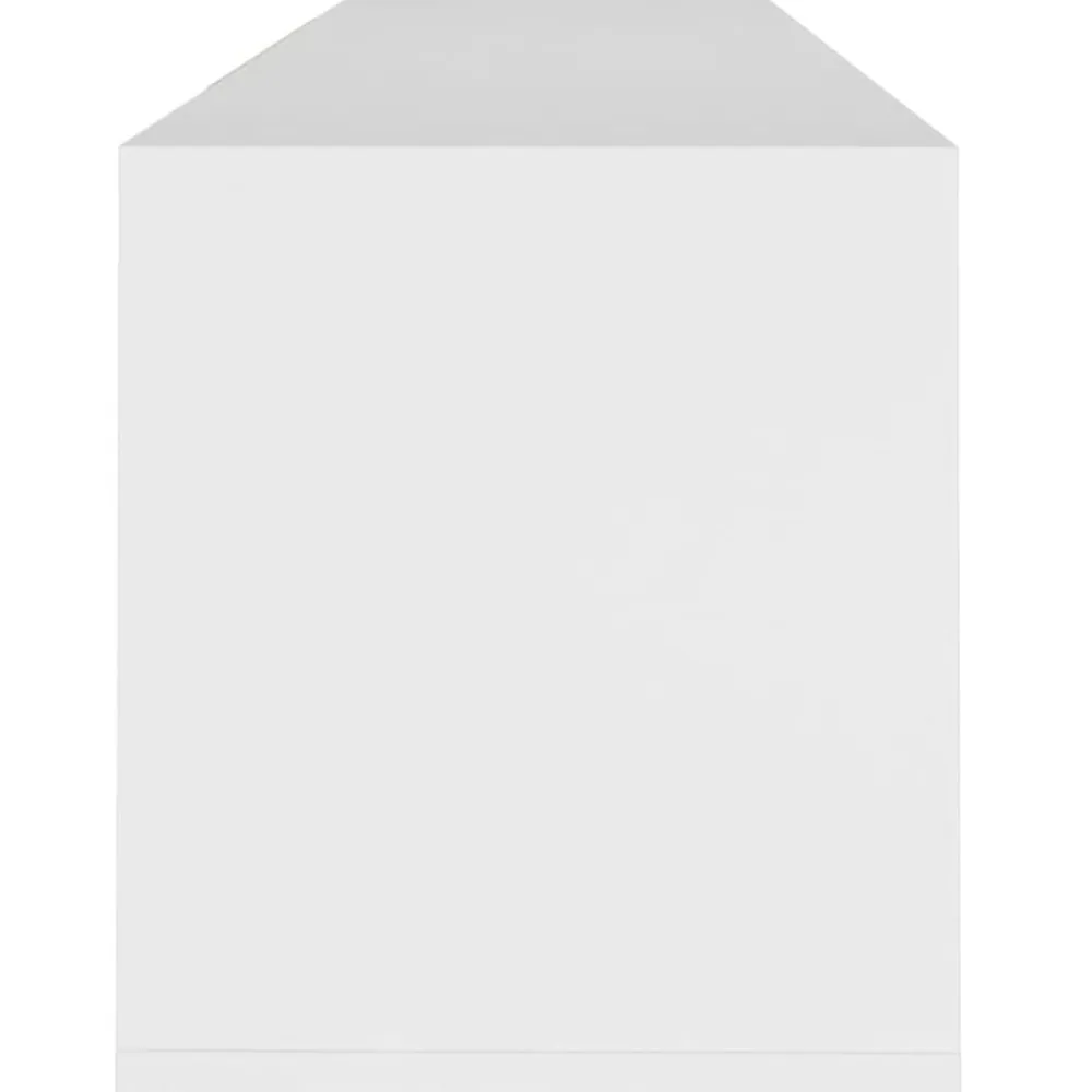 vidaXL Mueble para TV madera contrachapada 120x30x40,5 cm Blanco Outlet