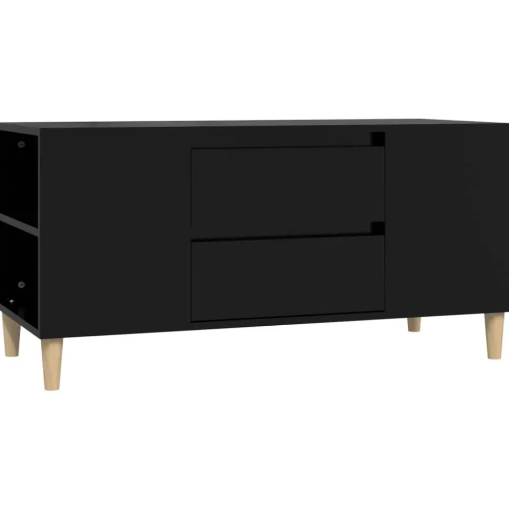 vidaXL Muebles Tv-Mueble para TV madera contrachapada 102x44,5x50 cm