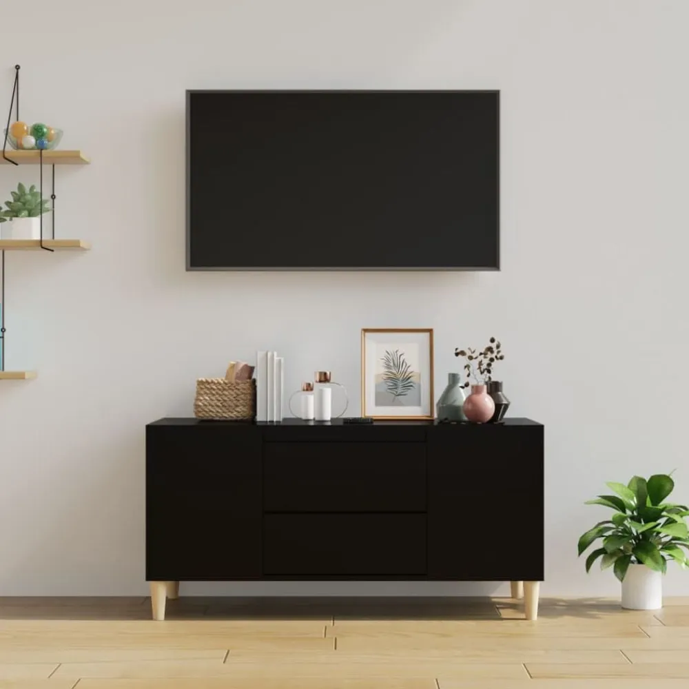 vidaXL Muebles Tv-Mueble para TV madera contrachapada 102x44,5x50 cm