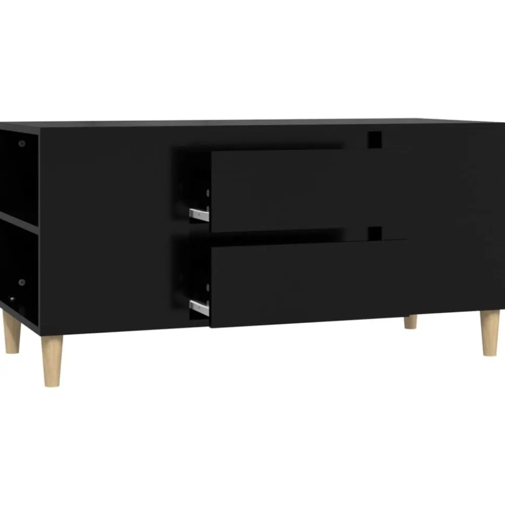 vidaXL Muebles Tv-Mueble para TV madera contrachapada 102x44,5x50 cm