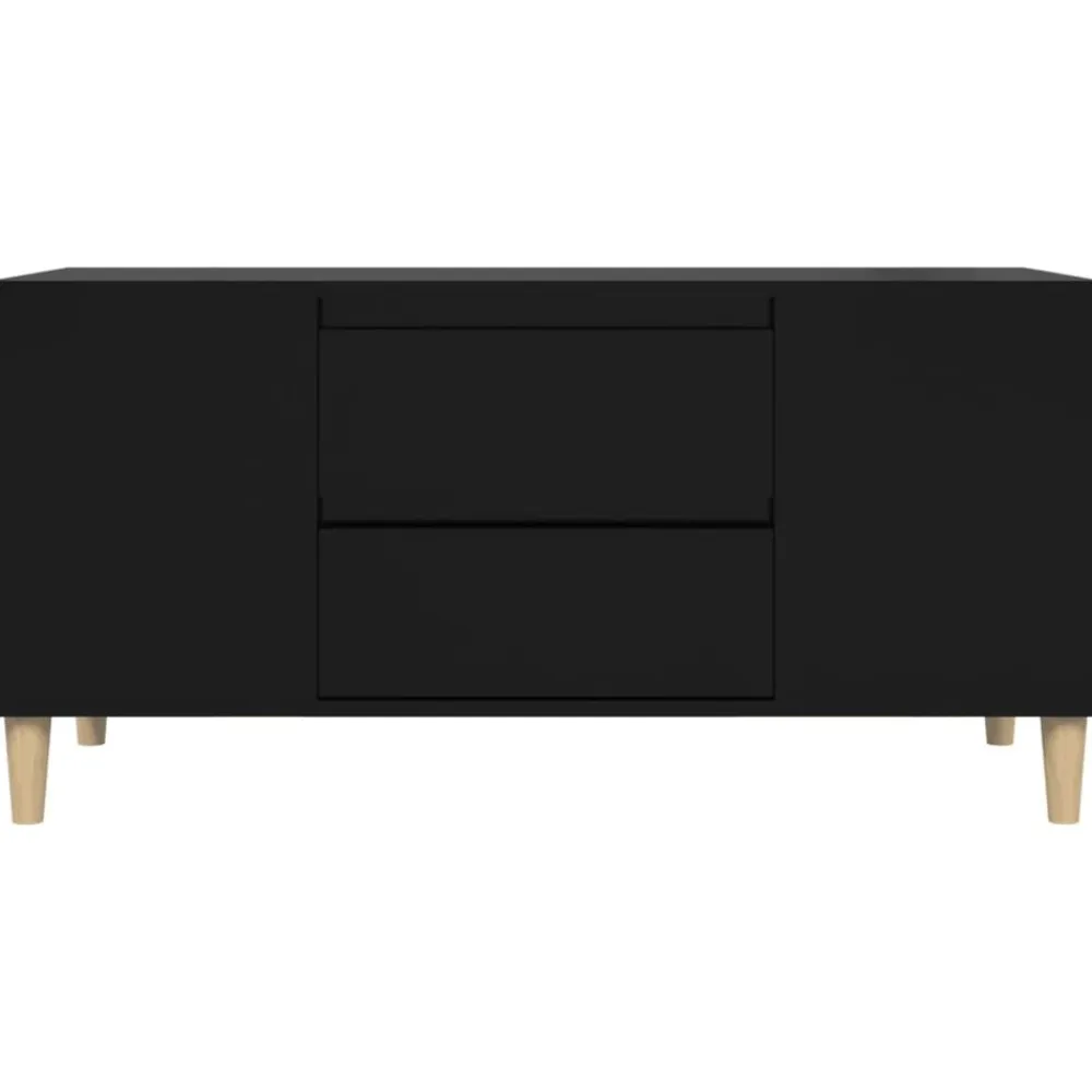 vidaXL Muebles Tv-Mueble para TV madera contrachapada 102x44,5x50 cm