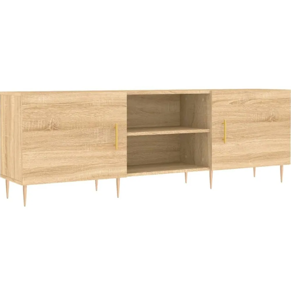 vidaXL Mueble para TV madera de ingeniería 150x30x50 cm Roble Sonoma