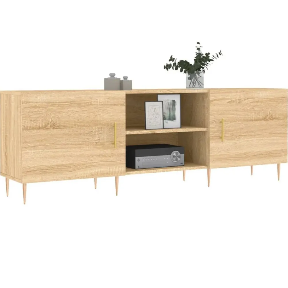 vidaXL Mueble para TV madera de ingeniería 150x30x50 cm Roble Sonoma