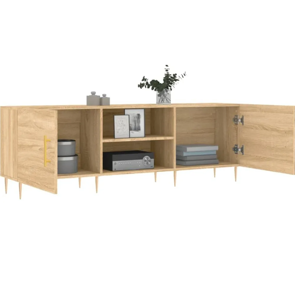 vidaXL Mueble para TV madera de ingeniería 150x30x50 cm Roble Sonoma