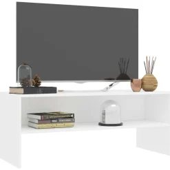vidaXL Mueble para TV madera contrachapada 100x40x40 cm Blanco Best