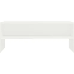 vidaXL Mueble para TV madera contrachapada 100x40x40 cm Blanco Best