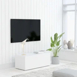 vidaXL Muebles Tv-Mueble para TV madera contrachapada 80x34x30 cm