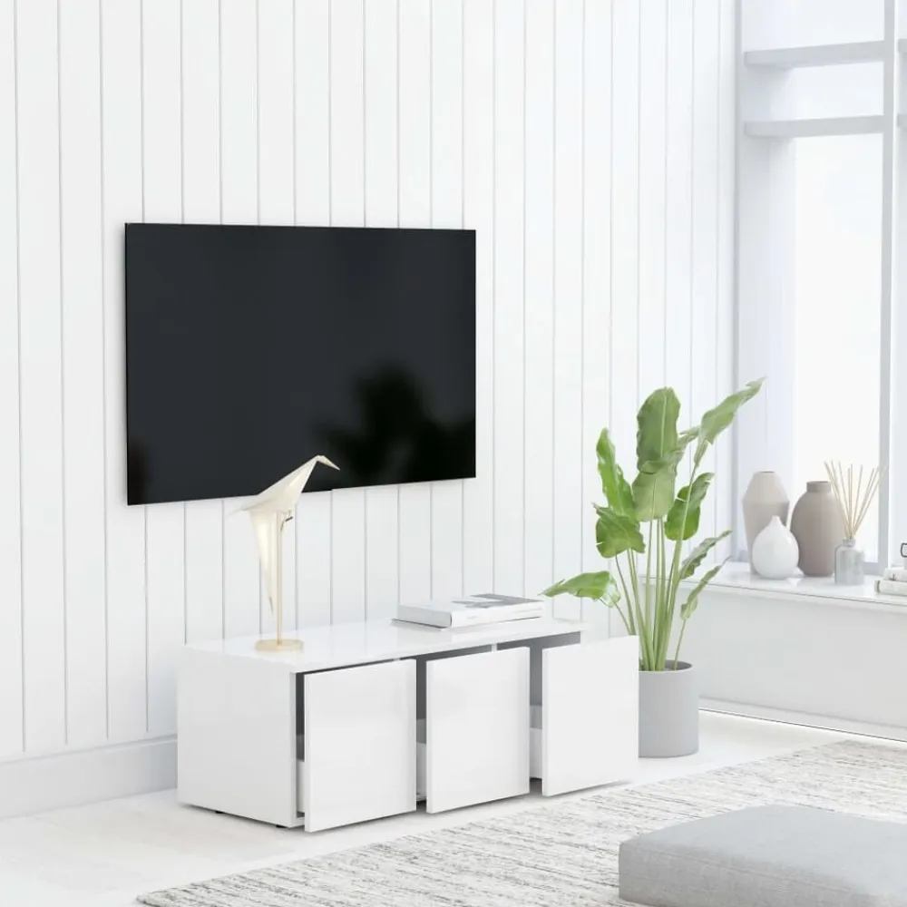 vidaXL Muebles Tv-Mueble para TV madera contrachapada 80x34x30 cm