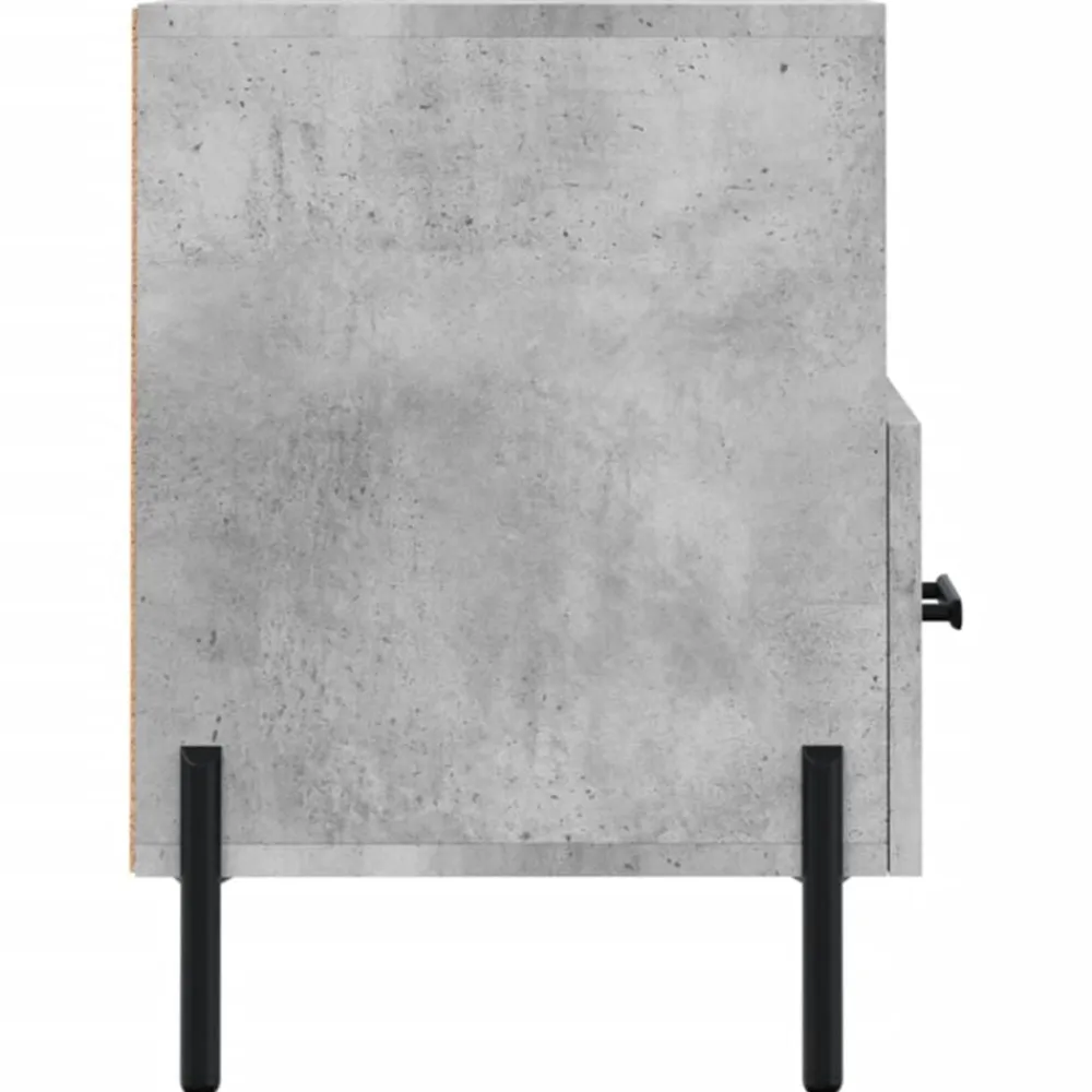 vidaXL Mueble para TV madera contrachapada gris hormigón 80x36x50 cm Gris hormigón Clearance
