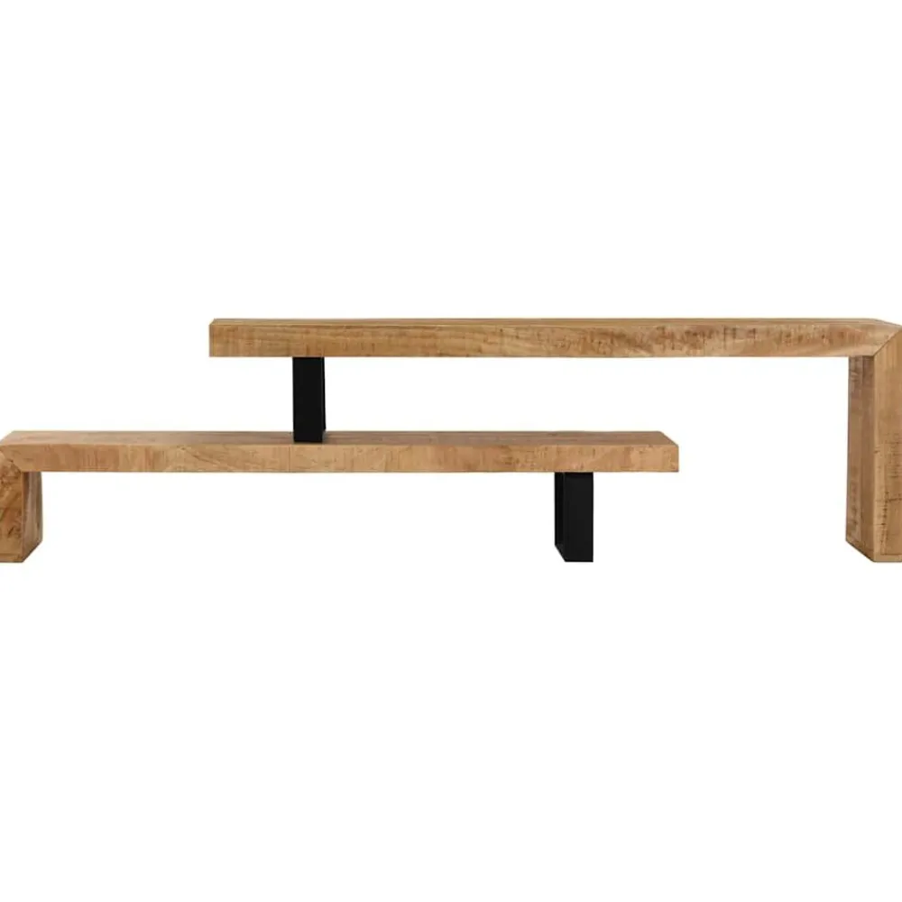 vidaXL Mueble para TV madera maciza de mango Outlet